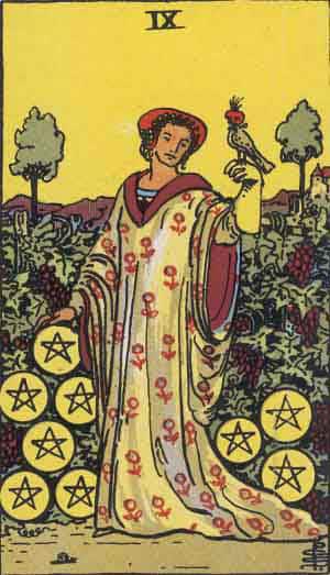 Tarot Card by Card – Nine of Pentacles