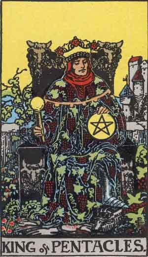 Tarot Card by Card - King of Pentacles - Tarot card meanings
