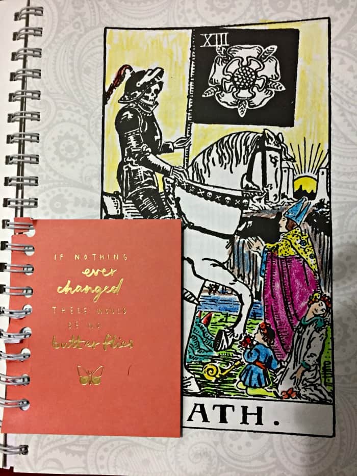 How to Bling The Tarot Coloring Book: Adorn the spiral binding