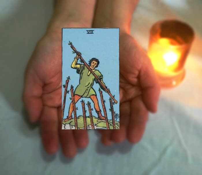 Tarot Advice – Guidance in Every Card: Seven of Wands