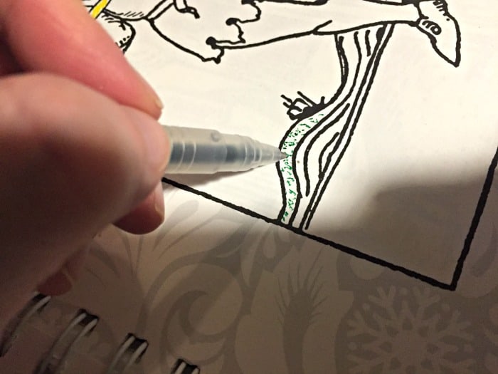 How to Bling The Tarot Coloring Book: Colored Gel Pens - Stippling