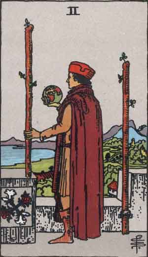 Which tarot cards indicate travel? Two of Wands