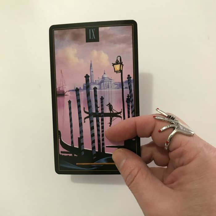 Behind the Scenes with The Venetian Tarot: Six of Swords