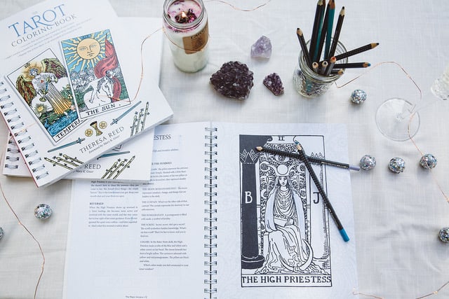 Tarot Coloring Book The Tarot Lady