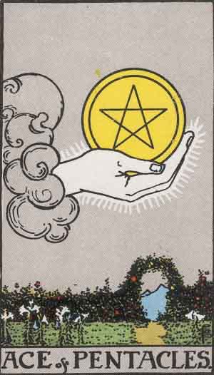 Which tarot cards indicate buying a new home? Ace of Pentacles