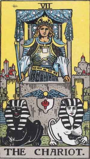Which tarot cards indicate buying a new home? Chariot