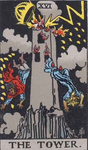 Which tarot cards indicate criminal activity? The Tower