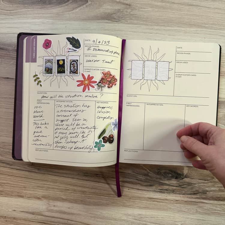 Tarot Journaling: Stickers