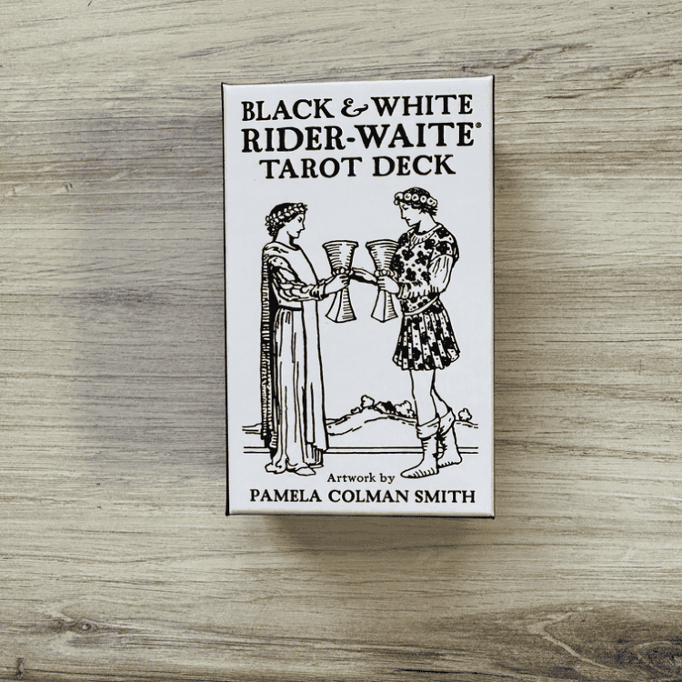 Black and White Rider-Waite Tarot